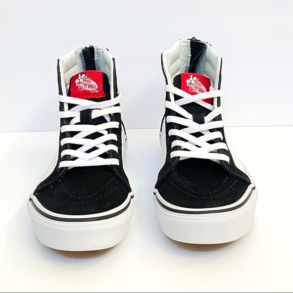 Vans Peanuts Snoopy SK8-hi black suede white canvas high top shoes - Picture 2 of 8